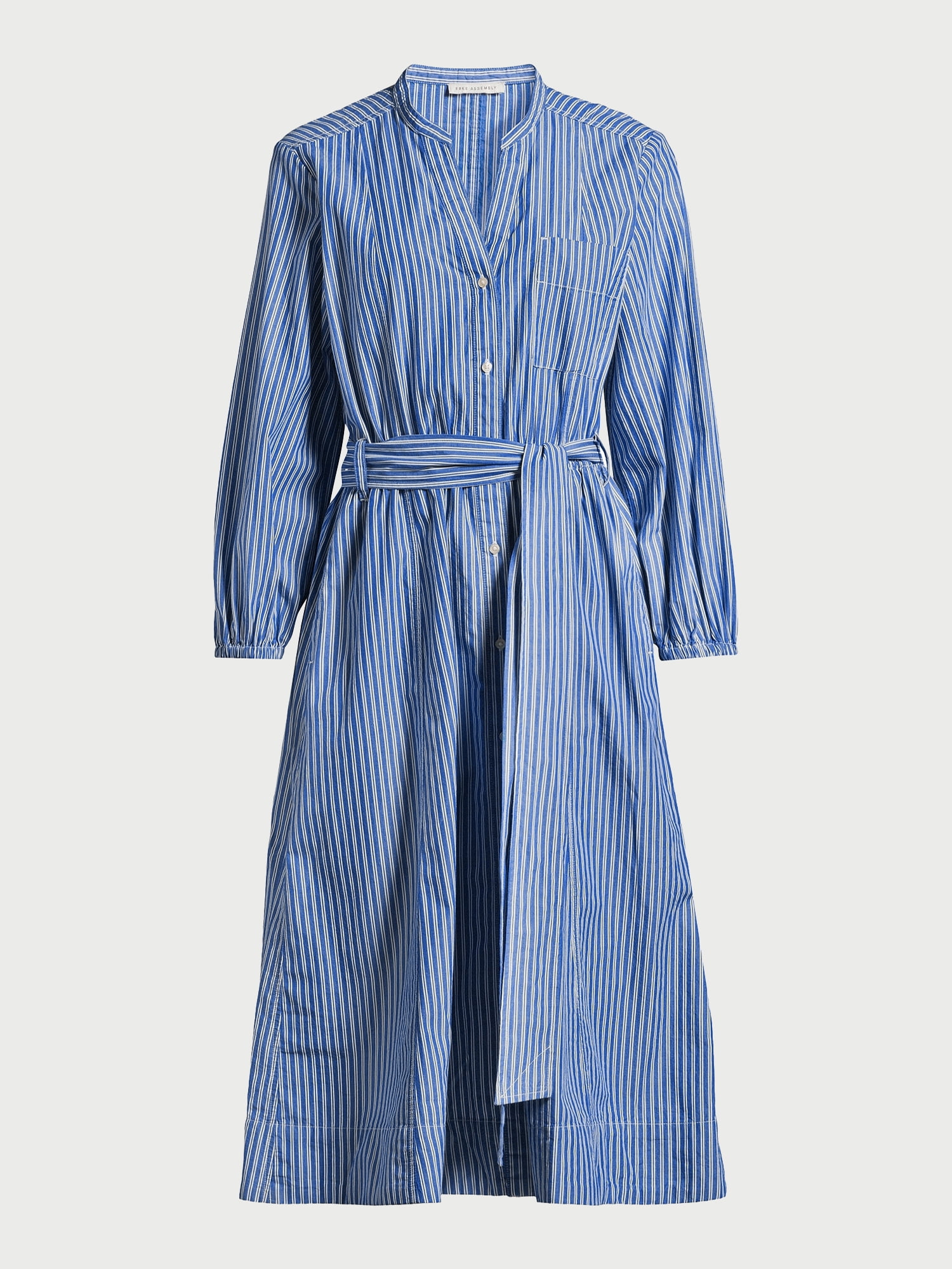 Free Assembly Women’s Belted Midi Dress, Sizes XS-XXXL