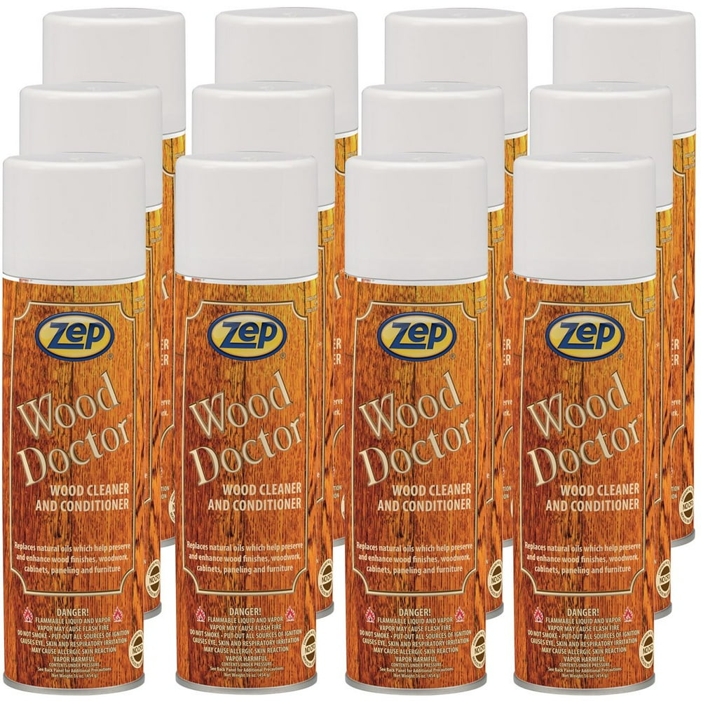 Zep Wood Doctor Professional Furniture Cleaner and Polish 6701 16 Oz