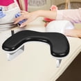 thumbnail image 6 of EHJRE Nail Arm Rest Cushion Stand Pad U Shaped Beauty Tool Portable Armrest Manicure Hand Rest for Home Manicurist Nail Salon Girls Black, 6 of 8