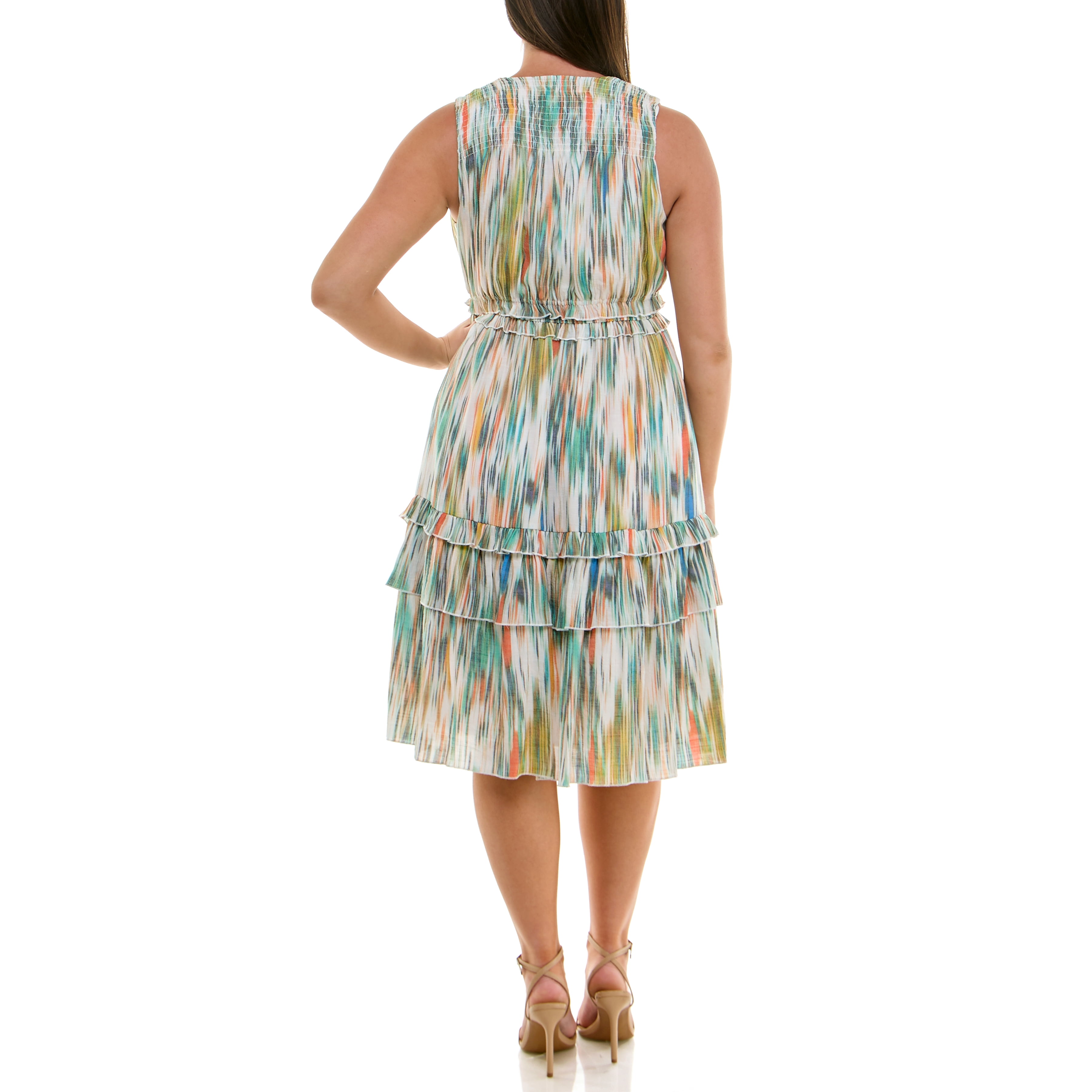 Nanette Lepore Women's Sleeveless Ruffle Midi Dress, Sizes 4-16