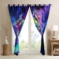 thumbnail image 3 of Watercolor Koala 30%-50% Blackout Curtains Purple Navy Blue Curtains & Drapes, Woodland Wildlife Curtains Cute Animal Black Out Curtains, Glitter Stars Galaxy Window Drapes, 3 of 5