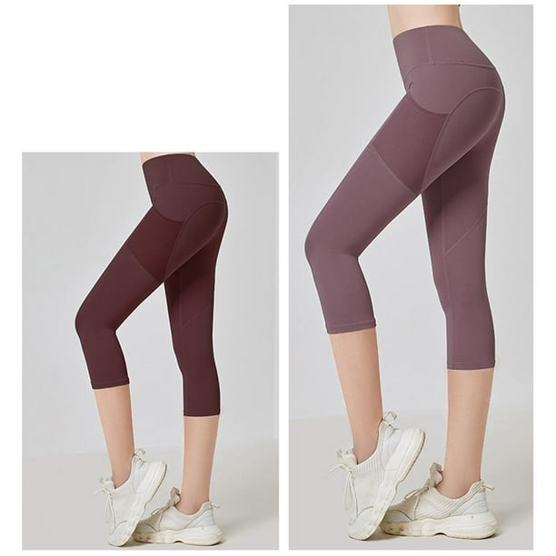 High Waisted Yoga Pants for High Waisted Yoga Women with Mesh Pockets Sport  Yoga Leggings Workout Leggings for Women 