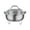 small, variant on Stainsless Steel Steamers Basket with Handle Rice Fruit Washers Round Steaming Grid Drain Drainers Easy to Clean