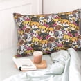 thumbnail image 4 of Fotbe Cute Cat Funda de Almohada Decorativa Estilo Occidental, Lujo en Algodón, Fundas para Almohadas King, Cojín Estampado para Decoración del Hogar-14"x20", 4 of 6