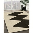 thumbnail image 3 of Ahgly Company Machine Washable Indoor Square Transitional Vanilla Gold Area Rugs, 3' Square, 3 of 7
