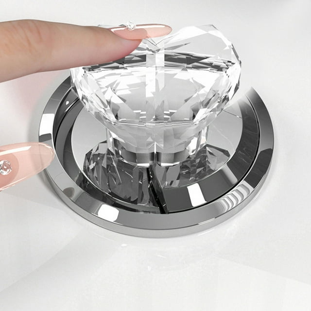 Naittoop Liquidation 2024! Bouton Innovant Coloré en Forme de Cœur pour une Chasse d'Eau Facile - Adorable Pression de Toilette pour l'Assistance du Levier de Réservoir de Salle de Bain