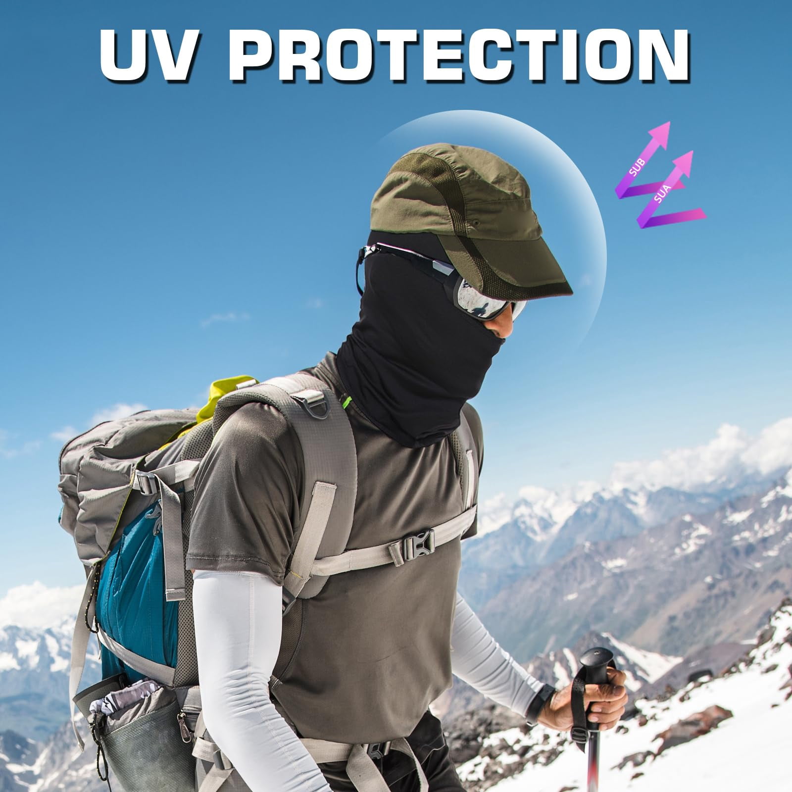 6 Pack Balaclava Ski Mask For Men/women  Full Face Cover