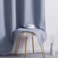 thumbnail image 6 of THD Cambridge Blue Curtains 84 Inch Long - Blackout Curtains 84 Inches Long 2 Panels Set, Thermal Drapes, Blue Curtains for Bedroom, Set of 2 (52 W x 84 L, Dusty Blue), 6 of 9