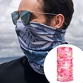 thumbnail image 3 of Sonducket Calentador de polainas para el cuello, pasamontañas, Bandana sin costuras, bufandas a prueba de polvo, pañuelo para la cabeza, Accesorio para el cabello flor rosa, 3 of 6