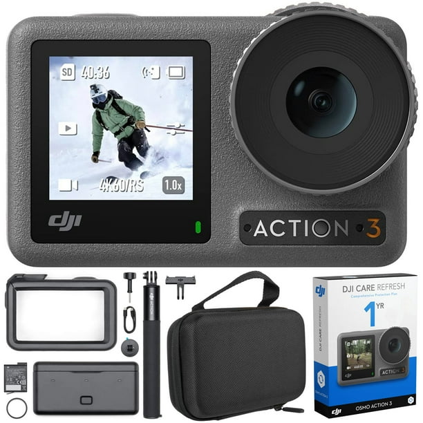 DJI Osmo Action 3 Action Camera, Adventure Combo 4K 120fps Super