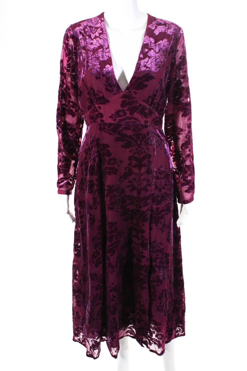 yumi kim carroll velvet dress