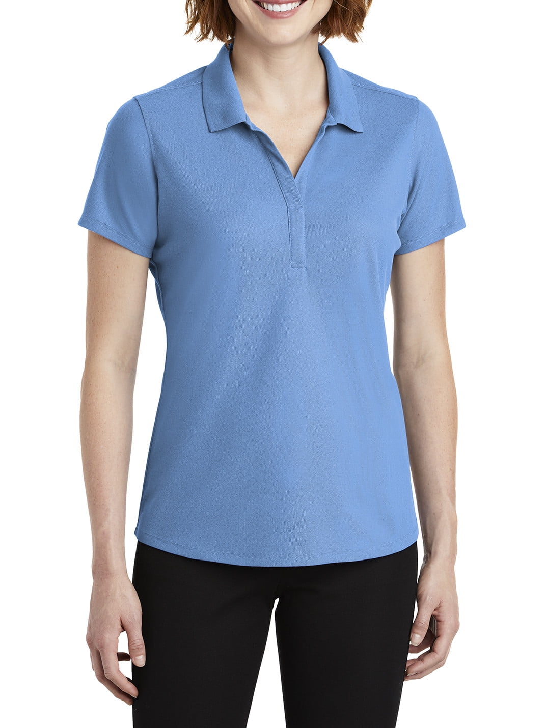Mafoose - Mafoose Women's EZPerformance Pique Polo T-Shirt Carolina Blue 3X-Large - Walmart.com 