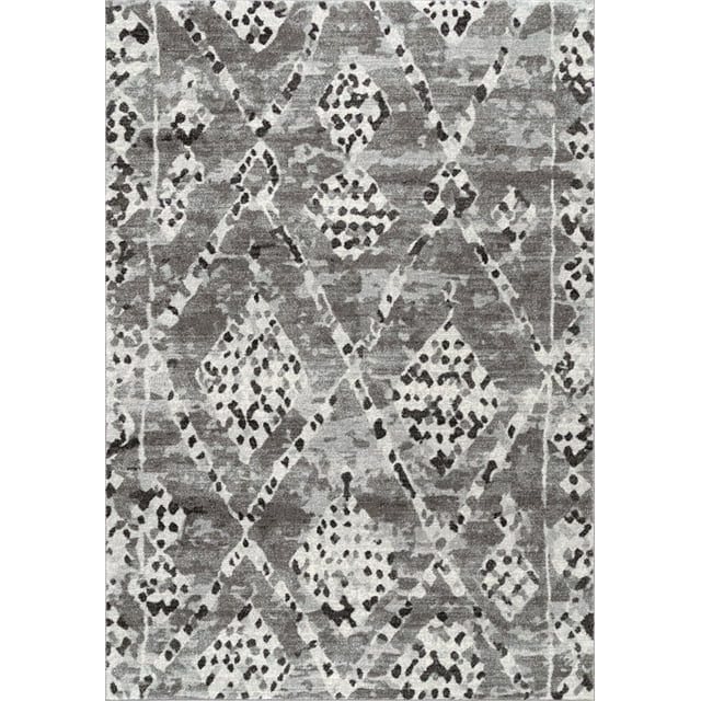 Nuloom Polypropylene 8' X 10' Rectangle Area Rugs In Dark Grey