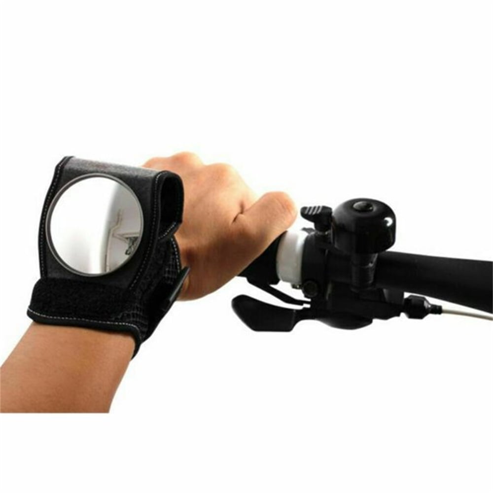 FZFLZDH Wrist Wear Bike Mirror, Portable 360 Degree Adjustable Bicycle Wrist Band Rear View