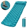 thumbnail image 1 of Sleeping Pad -Ultralight Inflatable Sleeping Pad for Camping, 75''X25'', Built-in Pump, Ultimate for Camping, Hiking - Airpad, Carry Bag, Repair Kit - Compact & Lightweight Air Mattress, 1 of 4