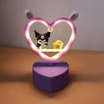 thumbnail image 2 of Sanrio Hello Kitty Kuromi My Melody Night Light, luz suave, Anime, dormitorio, mesita de noche, luces LED, decoración de habitación, juguete para niños, regalo de Navidad, 2 of 4