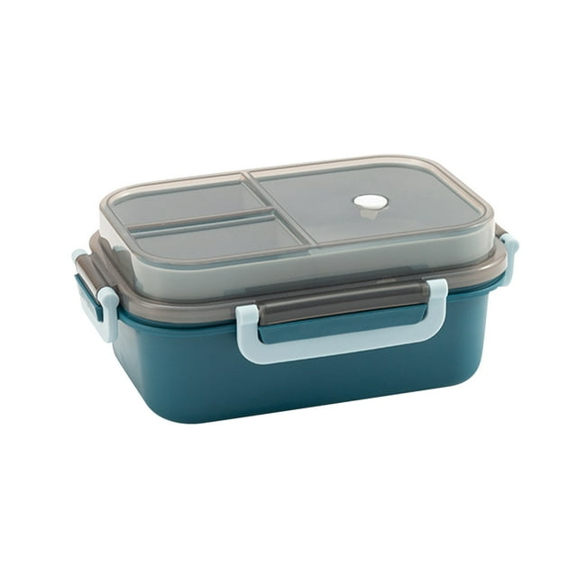 EGNMCR Double-layer Lunch Box Sealed For Office Workers, Separated By Compartments, Bento Box That Can Be Heated In The Microwave For Students, Lunch Box With Tablewar Lunch boxs