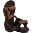 thumbnail image 4 of Teva Terra Fi Lite Men's Leather Hook And Loop Strap Sandal In Brown Size 10, 4 of 6