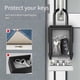 thumbnail image 2 of Large Space Design Password Key Box Gray Car Key Safe Box for Home Apartment Lockbox Free Installation Mobile, 2 of 5