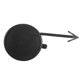 thumbnail image 4 of Delantero Parachoques Remolque Gancho Remolque Ojo Cubierta 3C8807241A Negro, 4 of 6