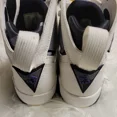 thumbnail image 4 of Ni - ke Ni - ke Air Jordan 7 Retro Flint White Varsity Purple, 4 of 5