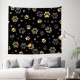 thumbnail image 3 of Tapestry Wall Hanging Gold Dog Paw Star Tapestries Home Decor for Bedroom Aesthetic 60 X40 IN, 3 of 3