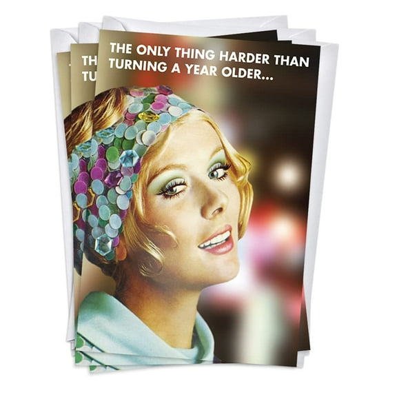 Sober Funny Womens Birthday Greeting Cards | 3 Pack Set (5x7)