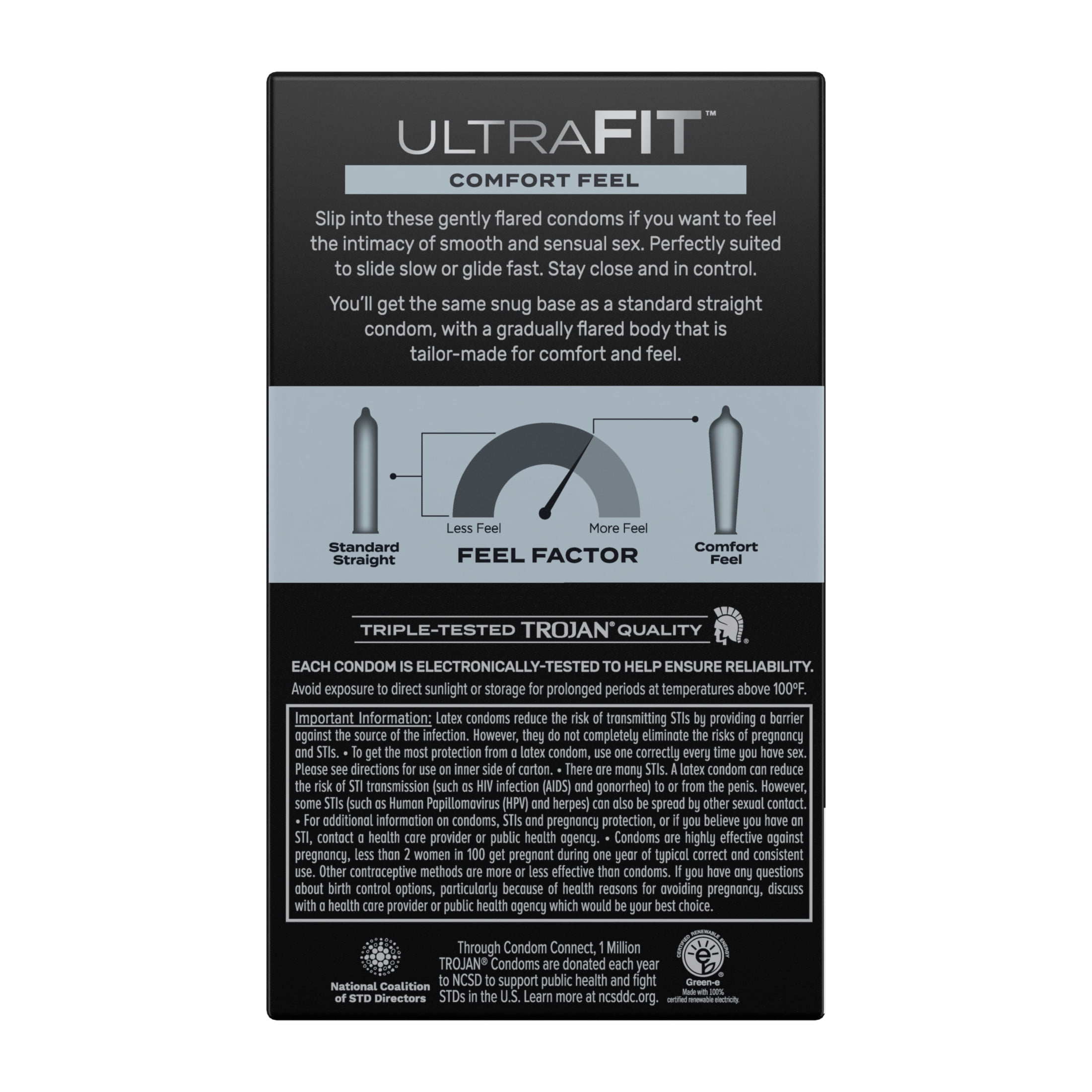 TROJAN CONDOM ULTRAFIT COMFORT FEEL 10C
