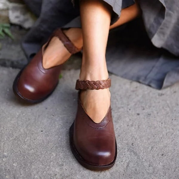 platform mary janes brown