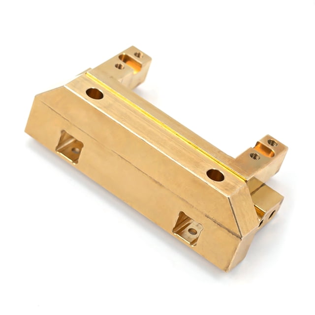Yeacher Front Bumper Mount Servo Brass Mount Replacement for TRAXXAS TRX-4 RC Car