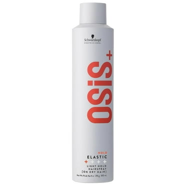 OSiS  Elastic Light Hold Hairspray | Heat Protection and Shine All Hair Size 9 Fl Oz (Pack of 1) - With Free Combs