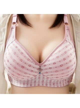 Pink Red 36-44 B/c Bras For Women Seamless Push Up Big Size