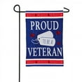 thumbnail image 2 of Evergreen Flag Proud Veteran Garden Applique Flag 12.5 x 18 Inches Indoor Outdoor Decor, 2 of 2