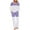 Purple, variant on CLOISE Loungewear Sets for Women Two-Piece Casual Long Sleeve Sleepwear Blouses and Cozy Lounge Pants with Pockets PJ Set Comfy Color Block Plisse Striped Print Trendy Pajamas