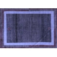 thumbnail image 1 of Ahgly Company Indoor Rectangle Abstract Blue Modern Area Rugs, 8' x 10', 1 of 4