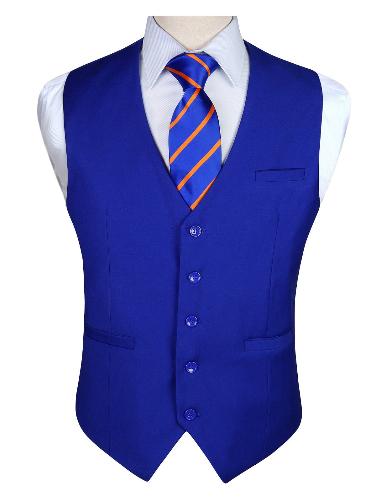 Topman Blue Suit Vest 75  Topman  Lookastic