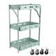thumbnail image 1 of Carro de cocina,Carro de estante de cocina Carro de estante de cocina plegable Carro de estante plegable Diseño fácil de usar, 1 of 7