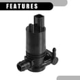 thumbnail image 6 of Unique Bargains Windshield Washer Pump No.8A6117K624AA Car Windshield Washer Pump Motor Replacement for Ford Edge 07-14 Black, 6 of 7