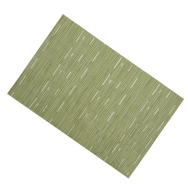 1Pc/6Pcs PVC Placemat Woven Placemat Heat PVC placemat Resistant Non-slip Kitchen Table Mats Pad Coaster