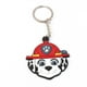 thumbnail image 2 of Lindo llavero de goma suave de PVC con forma de perro, colgante para bolso escolar de patrulla canina de dibujos animados, código de barrido de exhibición, pequeño regalo, 2 of 6