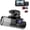 Black-Nicecam, variant on 4K+2.5K+2.5K  Cam, STARVIS 2 Sensor,  Camera 3-, Free 64GB Card, Dashcam with 5G WiFi GPS, G-Sensor,Loop Recording, HDR, 24H Parking , Time-Lapse Recording, 256GB Max