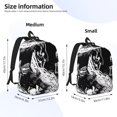 thumbnail image 3 of Yiaed Skeleton Wave Artwork Print Backpack, Premium Laptop Backpack, Travel Backpack for Women, Lightweight Backpacks, Comfortable Back Pack-Small, 3 of 7