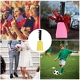 thumbnail image 7 of 9inch Cow Bells for Football Games, 4pcs Cowbells for Sporting Events Bulk Loud Noise Makers Metal Cow Bell with Handle for Cheering Competition Marathon Wedding DIY Paint, Yellow, 7 of 7
