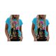 thumbnail image 1 of Minnieouse Camiseta con pintura al óleo para mujer, blusa con estampado gráfico, camiseta divertida, jersey de moda con cuello , sudadera OFSAS-00529 S 2Conjunto, 1 of 6
