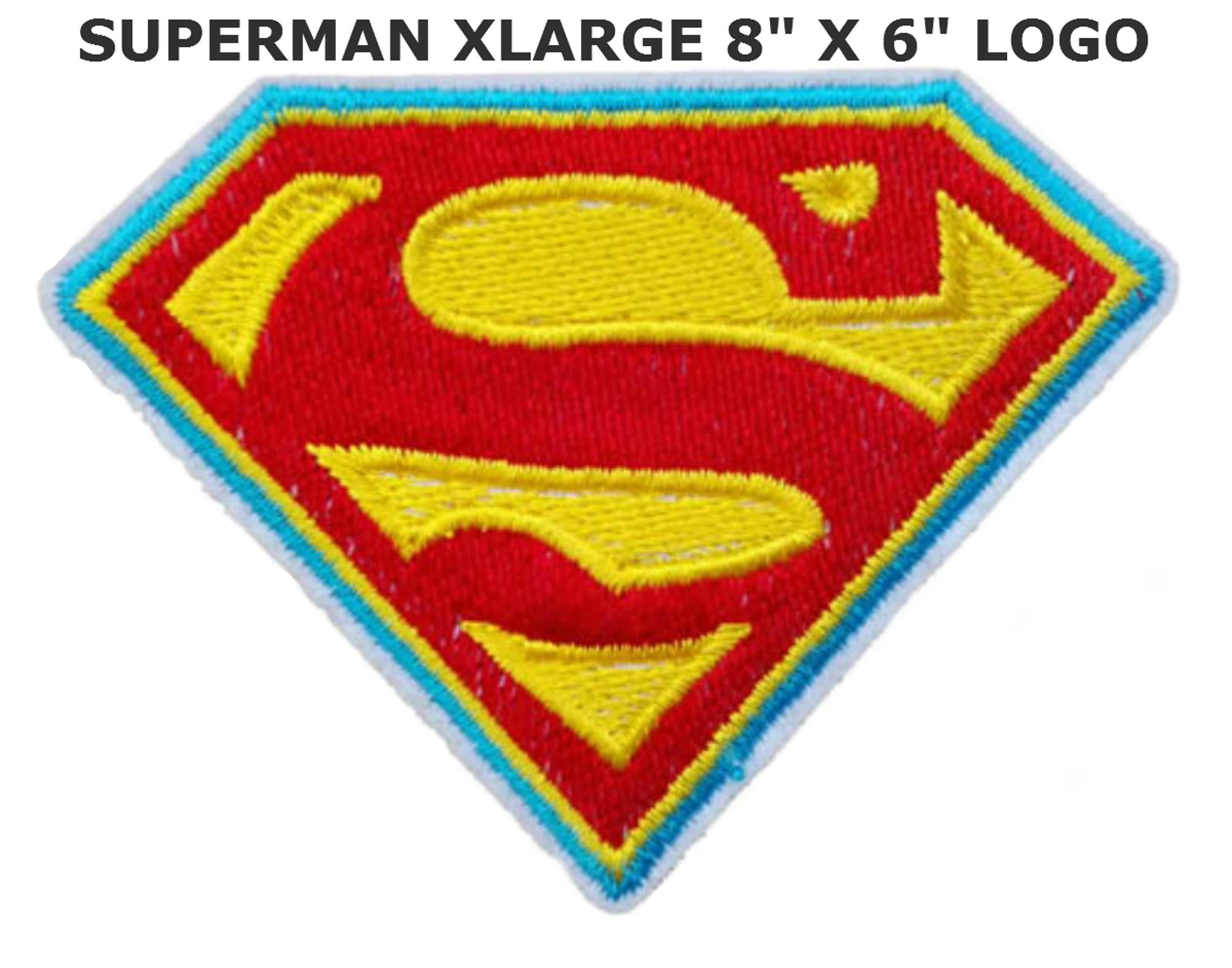 100% Cotton Digital Fabric Superman Badge Superhero Logo DC Comics 150cm Wide 
