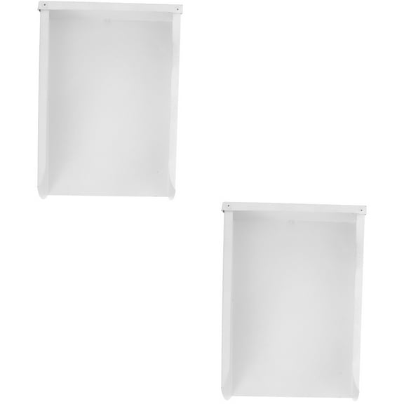 Raindrops 2pcs Water Catch Rain Gutter Downspout Tray Gutter Downspout Extension Rain Gutter Drain Tray