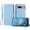 Blue, variant on ELEHOLD Wallet Case for Google Pixel 7A, Shockproof Leather Stand Case with Magnetic Clasp & Hand Strap,Red