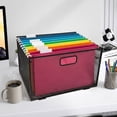 thumbnail image 5 of PHANCIR Mesh Metal Hanging File Organizer, Detachable Foldable File Folder for Home & Office, Large, 5 of 7