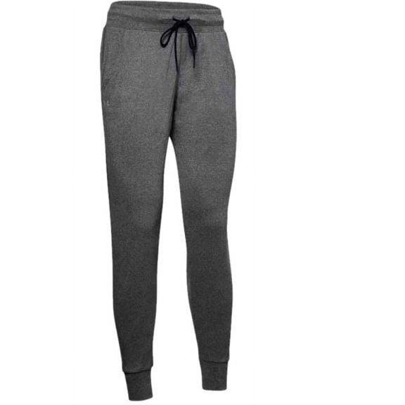 Under Armour Women's HeatGear Pants, Charcoal Light Heather/White, XS