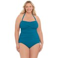 thumbnail image 4 of Time and Tru Women’s and Women’s Plus Bandeau Twist Front One Piece Swimsuit, Sizes XS-3X, 4 of 7